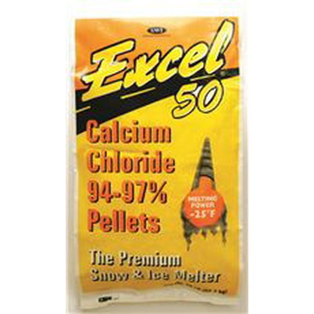 25°F Peladow 50 Lb Pail Calcium Chloride Pellets Effective to 